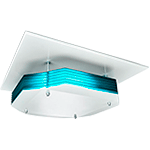 [LUVCM43] LUVCM43 - Lampada UV a soffitto per sanificazione dell'aria 4x9W PHILIPS