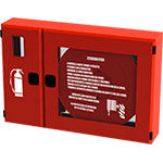 [MCN9579] MCN9579 - Cassetta a parete naspo+estintore tubaz.Pyton m 30 portello con lastra