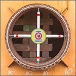 [MUP170] MUP170 - barriera lucchettabile con 4 punti di ancoraggio da mm.1410x1700