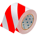[NBN100WR] NBN100WR - nastro adesivo BIANCO/ROSSO in poliestere H mm 100x30 mt spess.mm 0,20