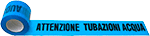 [NS706] NS706 - Rotolo nastro PE azzurro TUBO ACQUA mt 200