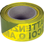 [NSA542] NSA542 - Nastro per delimitare zone di lavoro ATTENZIONE PERICOLO AMIANTO