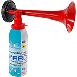 [OSC459] OSC459 - tromba a gas ecologico non infiammabile con corno lungo