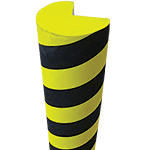 [PGV15025] PGV15025 - Paracolpi angolare con biadesivo mm 1000 diametro mm 150