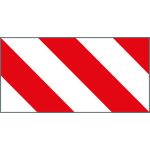 [PN310] PN310 - Pannello B/R rifrangente per trasporto eccezionale