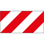 [PN311] PN311 - Pannello B/R rifrangente per trasporto eccezionale