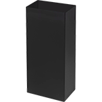 [PRR007] PRR007 - corpo colore nero in acciaio capacita' 42 lt escluso coperchi colorati