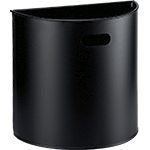 [PRR031] PRR031 - gettacarta murale 20lt in metallo verniciato nero