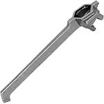 [PS0250] PS0250 - Chiave universale in acc. per coperchi fusti