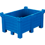 [PS5805B] PS5805B - vasca raccolta polietilene impilabile colore BLU