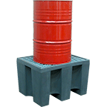 [PSA111] PSA111 - vasca polietilene per 1 fusto volume di raccolta 225 lt.