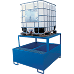 [PSA315] PSA315 - vasca raccolta acciaio vern.BLU 1340x1650x620h +SUPPORTO INCLINATO