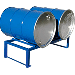 [PSA352] PSA352 - supporto 1335x600x810mm 2 fusti 200 l abbinare a vasca raccolta PSA302