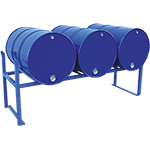 [PSA373] PSA373 - supporto 1962x600x810mm 3 fusti 200 l abbinare a vasca raccolta PSA308