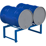 [PSA452] PSA452 - supporto per stoccaggio 2 fusti da 200 lt orizzontale