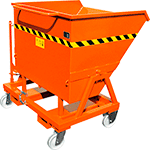 [PSA470A] PSA470A - contenitore per rottami ribaltabile portata kg.1000 colore ARANCIO