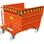 [PSA500A] PSA500A - contenitore per rottami ribaltabile portata kg.1000 colore ARANCIO