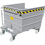 [PSA500S] PSA500S - contenitore per rottami ribaltabile portata kg.1000 colore GRIGIO