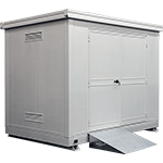 [PSA923T] PSA923T - modul container coibentato dim.3150x2350x2350 h vol.raccolta 1000 lt.