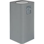 [PSR100FBAG] PSR100FBAG - gettacarta da pavimento 100lt grigio,coperchio basculante+1pittogramma