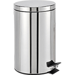 [PSR112X] PSR112X - Pattumiera a pedale acc.inox l.12 con secchio