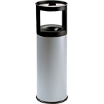 [PSR572S] PSR572S - Posacenere gettacarte autoestinguente grigio capacita' lt.25