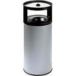 [PSR574S] PSR574S - posacenere gettacarta autoestinguente grigio capacita' lt.75
