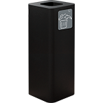 [PSR60FN] PSR60FN - gettacarta da pavimento  60lt nero  ,+ simbolo indifferenziata
