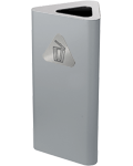[PSR635S] PSR635S - gettacarta a pavimento forma triangolare corpo grigio testa grgia