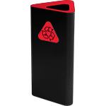 [PSR636R] PSR636R - gettacarta a pavimento forma triangolare corpo nero con testa rossa