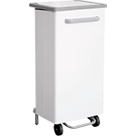 [PSR748] PSR748 - pattumiera a pedale bianca 110 lt