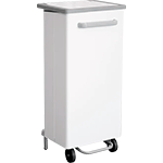 [PSR749] PSR749 - pattumiera a pedale bianca  90 lt