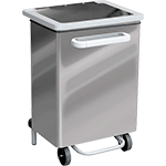 [PSR750X] PSR750X - pattumiera a pedale acciaio inox  70 lt