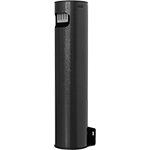 [PSR770] PSR770 - posacenere murale in ferro verniciato colore antracite h. 49 cm.
