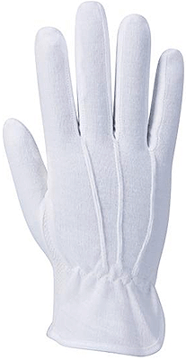[PWT080XL] PWT080XL - Guanti cotone Microdot bianco taglia XL