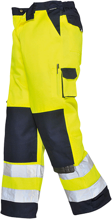 [PWT1051XL] PWT1051XL - Pantaloni Lyon HI giallo/navy tg.XL
