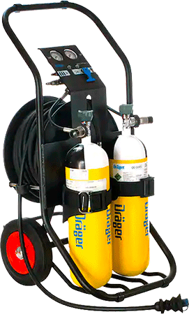 [RSD228] RSD228 - sistema di rifornimento aria carrellato Airpak 1 bombole non comprese