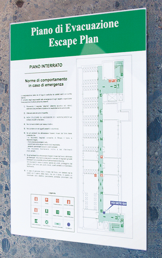 [SECPFST] SECPFST - targa crystal 300 x 450mm per planimetrie A3+ GRAFICA