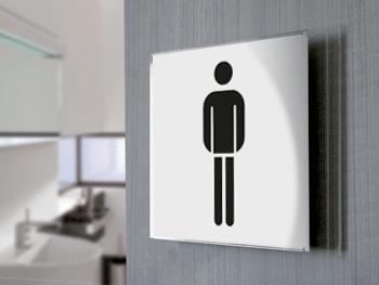 [SECT20B] SECT20B - segnale  in vetro CRYSTAL monofacciale 200x200 piu'simbolo