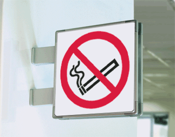 [SEME1301BG] SEME1301BG - segnaletica all.Metal biff."Viet.fumare"