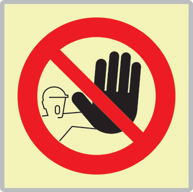 [SEML1312A] SEML1312A - targa fotoluminescente alluminio METAL monofacciale VIETATO L'ACCESSO