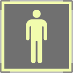 [SEML15642A] SEML15642A - segnale fotoluminescente in alluminio METAL monofacciale 150x150