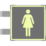 [SEML15643BA] SEML15643BA - segnale fotoluminescente in alluminio METAL bifacciale 150x150