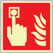 [SEMLE15117G] SEMLE15117G - segnale luminescente Metal monofacciale Pulsante Antincendio ISO 7010