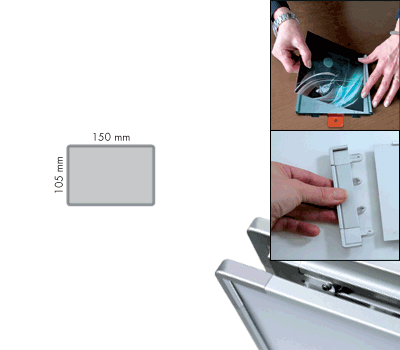 [SEMS1015] SEMS1015 - segnale alluminio METALSIGN monofacciale 150x105 neutro