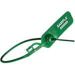 [SGE1130V] SGE1130V - confezione da 1000 sigilli tubolari lunghezza mm.300 colore VERDE
