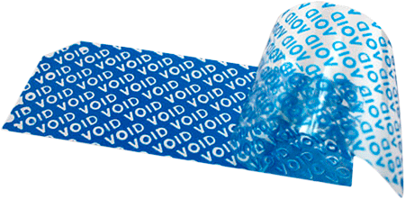 [SGE1221C] SGE1221C - confezione 1000 etichette di garanzia VOID colore celeste