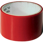 [SGT50] SGT50 - nastro autoadesivo ANTI-EFFRAZIONE in poliestere rosso mm 50x50 mt