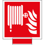 [SICE15115A] SICE15115A - sistema COLORFIX ROSSO monofacciale Lancia Antincendio EN ISO 7010