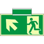 [SICLE715105SM] SICLE715105SM - sistema COLORFIX VERDE bifacc/sosp.luminescente Usc.Emer.NO ISO 7010